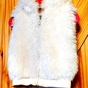 Toddler Girl Hooded Vest Zip Front